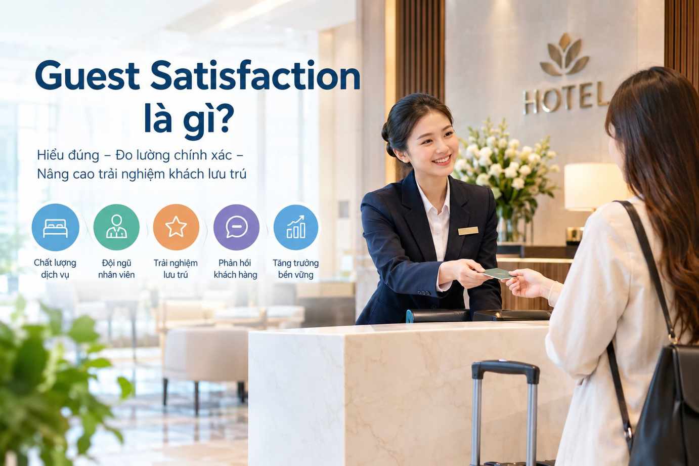 Guest Satisfaction là gì? Cách đo lường và nâng cao sự hài lòng khách hàng